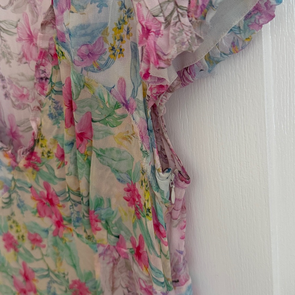 Love Shack Fancy Russ Floral Mini Dress - Picture 5 of 7